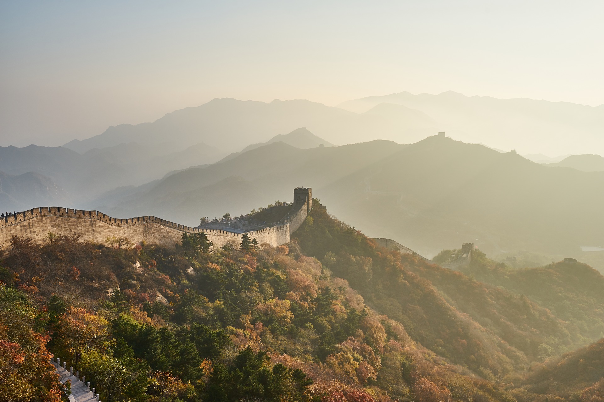 View of Great Wall of China