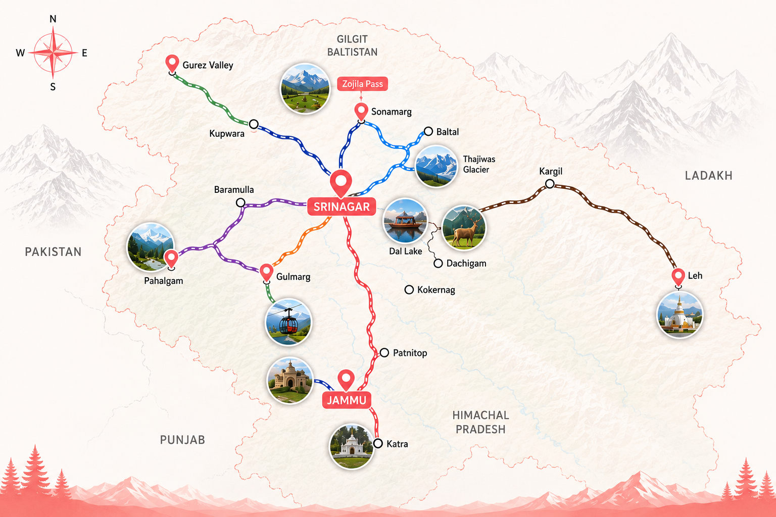 Kashmir Route Image